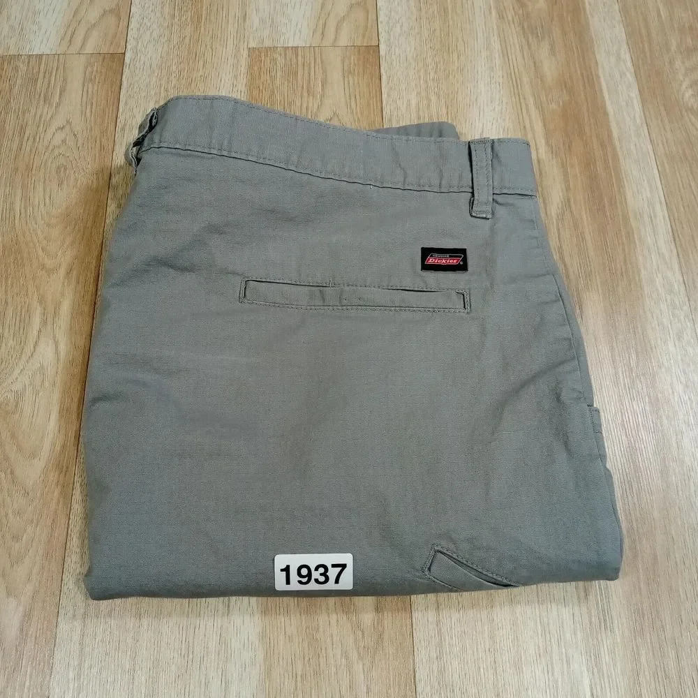 Dickies Shorts Mens 44 Gray Ripstop Multi‎ Pocket Gray Cotton Spandex GR622RSM